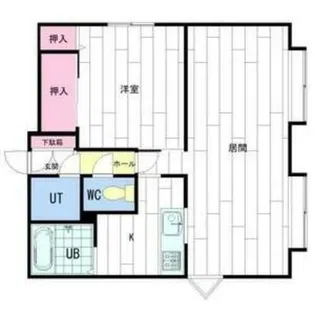 ジュウピターN.A【1階】の間取り