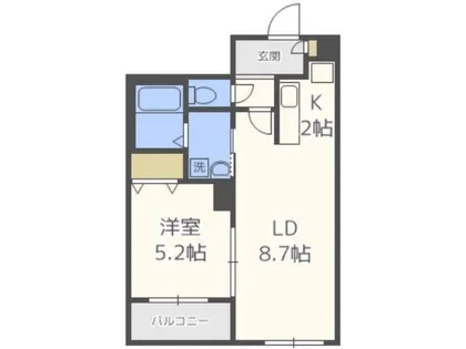 サンシティ平岸【3階】の間取り