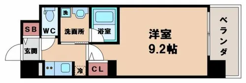 セイワパレス美章園駅前【3階】の間取り