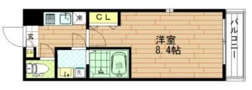 H-maison寺田町(アッシュメゾン寺田町)【2階】の間取り