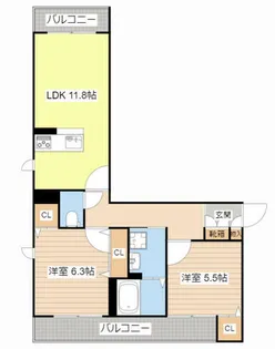 ShaMaison T.S【0201号室】の間取り