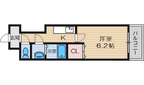 光ハイツ【2階】の間取り
