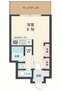 協同レジデンス摂津富田【7階】の間取り