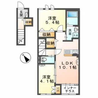 アーバンハイツ モリ【2階】の間取り