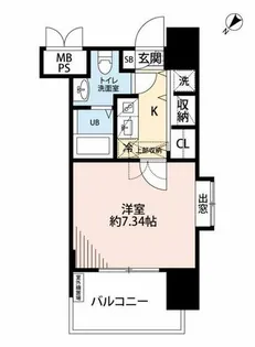 サヴォイ博多ブールバール【9階】の間取り