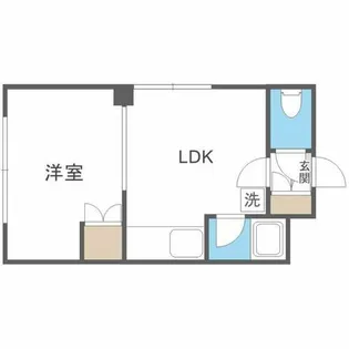 サニ-プレイスN21E12【4階】の間取り