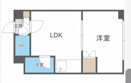 サニ-プレイスN21E12【2階】の間取り