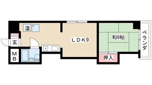 メゾンパール泉【202号室】の間取り