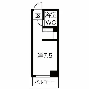ラフィネ新栄【207号室】の間取り