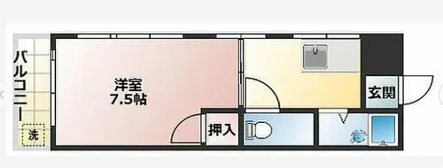 エクセレント櫛原【1階】の間取り