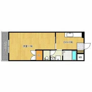 FR合川【6階】の間取り