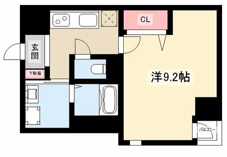 ArtizA浅間町【2階】の間取り
