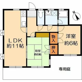 CASA VERTE 西明石【1階】の間取り