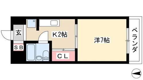 マノール原【1階】の間取り