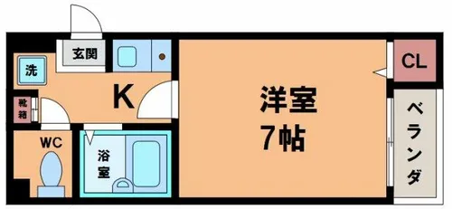 マンション阿美【4階】の間取り