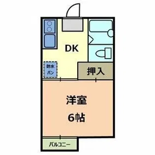 フレグランスエイト【201号室】の間取り