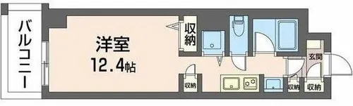 サンエール南堀江【2階】の間取り