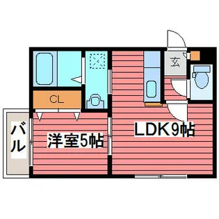 ル・ファール福住【3階】の間取り