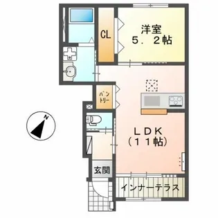 ルート1サイド【1階】の間取り