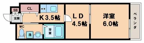 moco-5【3階】の間取り