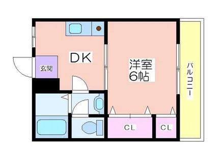 21マンション【3階】の間取り