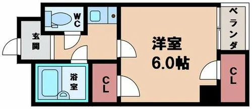 Collection西田辺【4階】の間取り