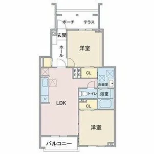 サンワード【1階】の間取り