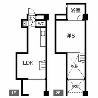 クレイタスパークIV【1階】の間取り
