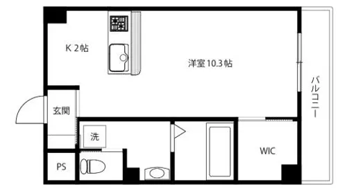 グランベージュ大手町【210号室】の間取り