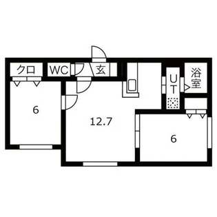 北海道札幌市手稲区西宮の沢一条1丁目【マンション】の間取り