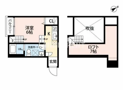 ビュシエール【2階】の間取り