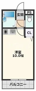 エリアント豊川【4階】の間取り