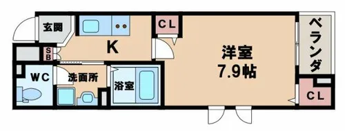 イリーデ【3階】の間取り