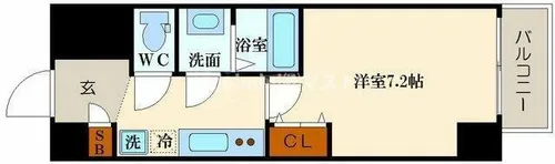 アキソレイユ本田【11階】の間取り