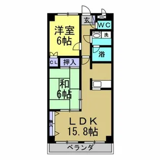 アルテス佐野【403号室】の間取り
