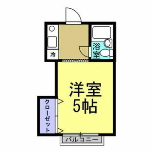 チェリークリークST【303号室】の間取り