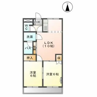 フローリィアン【1階】の間取り