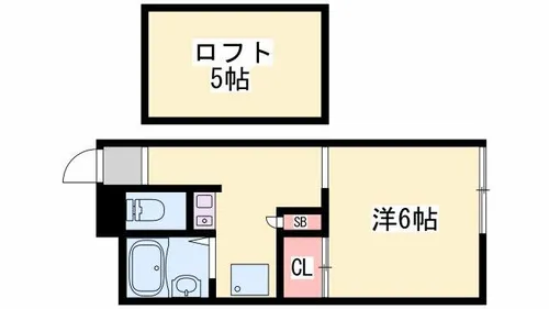 カーディフ【1階】の間取り