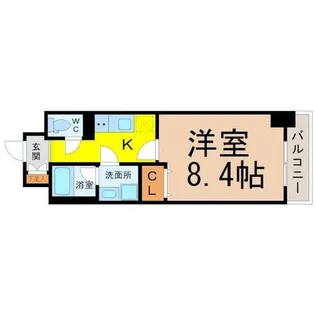 ecrin上前津(エクラン上前津)【7階】の間取り