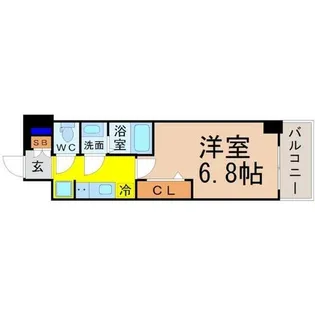 メイクスデザイン名駅南【9階】の間取り
