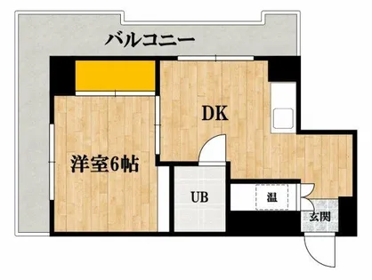 GSハイム日本橋【6階】の間取り