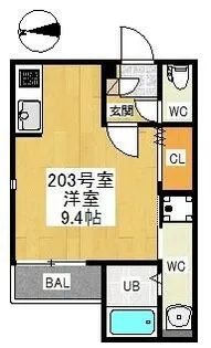 GRANDTIC車道【2階】の間取り