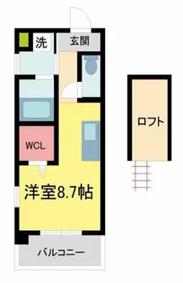 ラフィーネ伊丹Ⅴ【202号室】の間取り