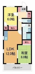 バン・ヴェール芦屋【202号室】の間取り