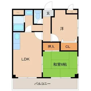 兵庫県尼崎市小中島3丁目【マンション】の間取り