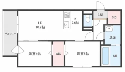 DOMAIN23【1階】の間取り