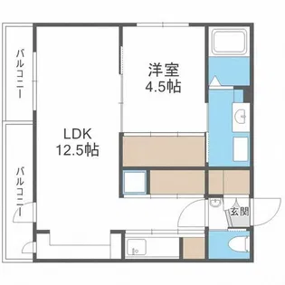 アールフィーノ中の島【5階】の間取り