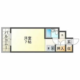 メゾン・ド・エティック【5階】の間取り