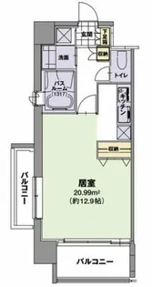 アーバンエース夕陽丘パル【6階】の間取り
