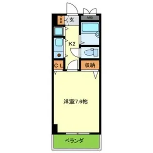 サンモール【4階】の間取り